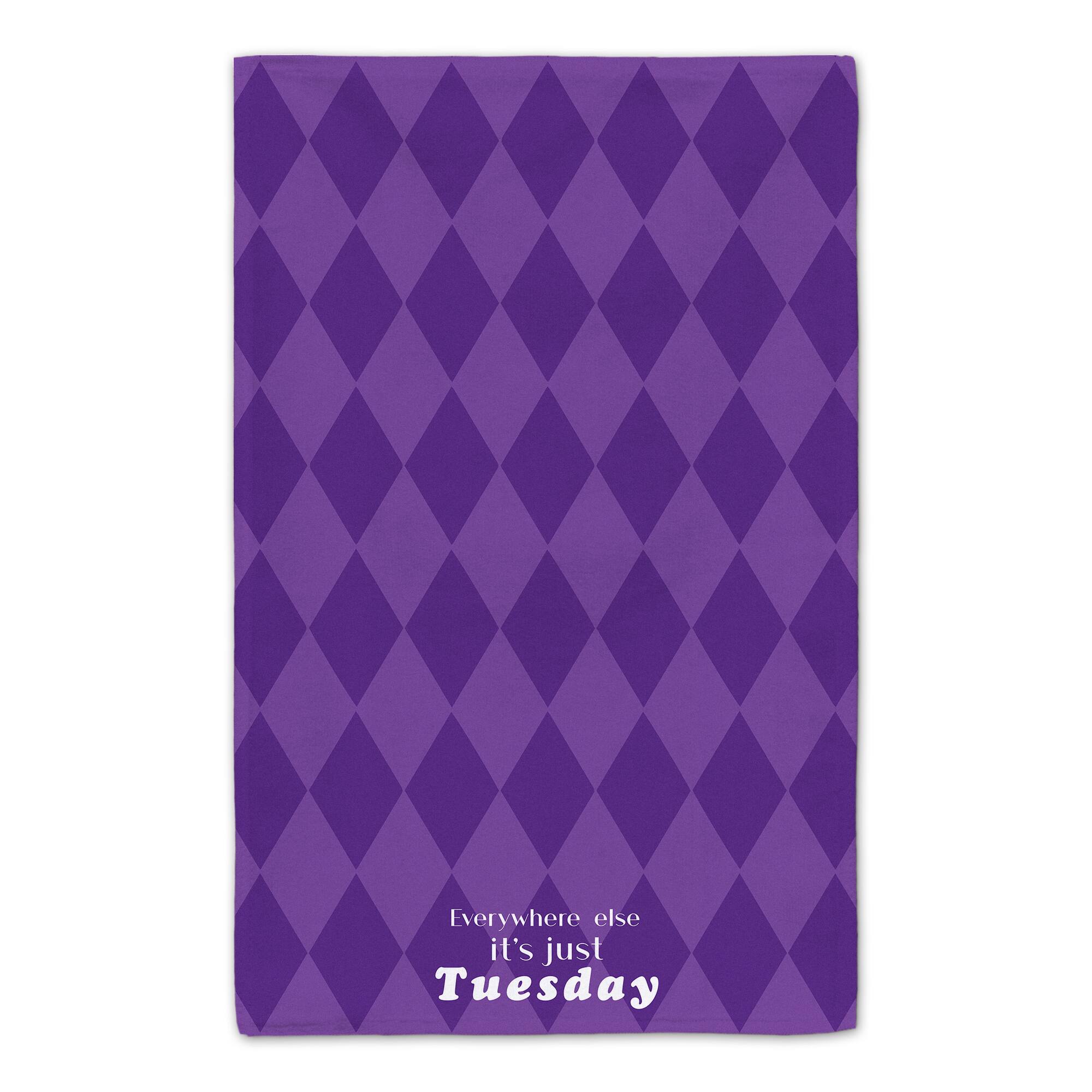 Everywhere Just Tuesday Mardi Gras Tea Towel Set